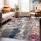World Rug Gallery Cardiff Contemporary Abstract Area Rug 5' X 7' Multi 4058MULTI5X7 - alternate 1